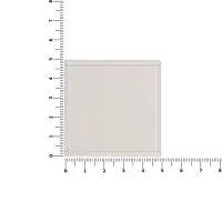 Лейбл из ПВХ Dzeta, L, белый