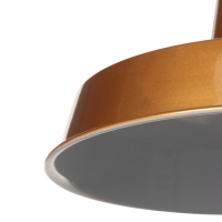 Светильник Ronald 1х40Вт Е27 пр-1м золотистый 36х36х15см