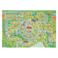 Настольная игра-бродилка &laquo;Правила дорожного движения&raquo;, игровое поле, 6 фишек, 20 карт, 4+