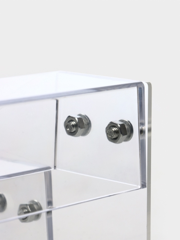 Подставка под лаки 3 этажа, 31&times;10,3&times;12,8 см, оргстекло 2 мм