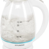 Чайник HYK-G2409 1.7л. 2200Вт белый серебристый