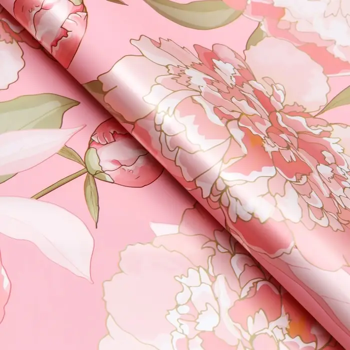 Пленка для цветов матовая, &laquo;Флёр&raquo;, 57&times;57 см, белый