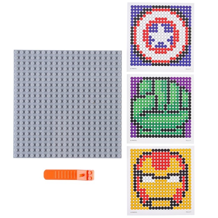 Конструктор-картина &laquo;Мстители&raquo;, 3 варианта сборки