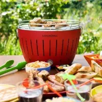 Угольный гриль Lotus Grill Classic, красный