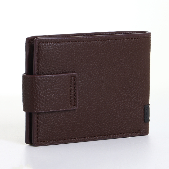 Портмоне мужское на магните, цвет коричневый Портмоне мужское на магните, цвет коричневый