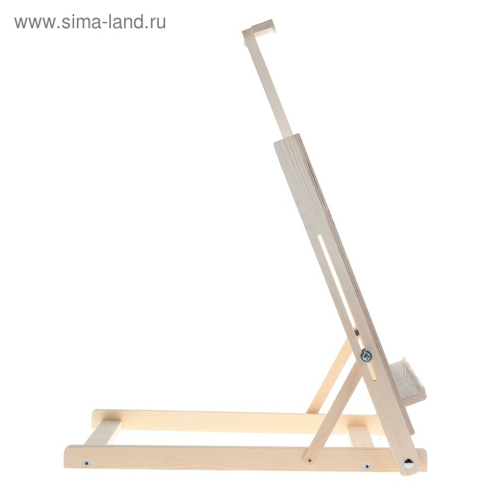 Мольберт настольный &laquo;Студийный&raquo;, 650 x 450 x 560 мм, с планшетом 450 x 480 мм (возможность разместить холст 60 x 80 см), с бегунком, Calligrata