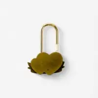 Замок свадебный &laquo;Ты+я=семья&raquo;, 5.2 х 7.6 см.