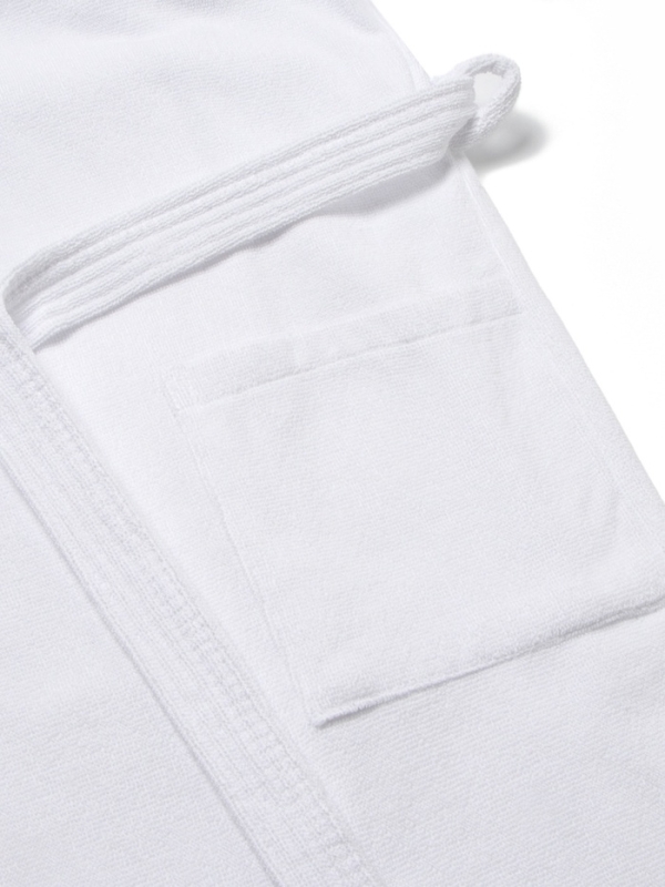 Халат махровый Этель, женский, р 50-52 цвет белый, 100% хлопок, 320 г/м2