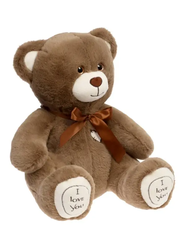 Мягкая игрушка "Медведь Фил", цвет бурый, 55 см МФил/30/230-1