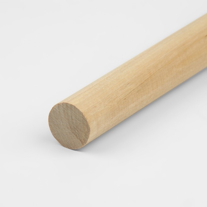 Палка-основа для макраме деревянная, без покрытия, d = 2,2 × 40 см Палка-основа для макраме деревянная, без покрытия, d = 2,2 × 40 см