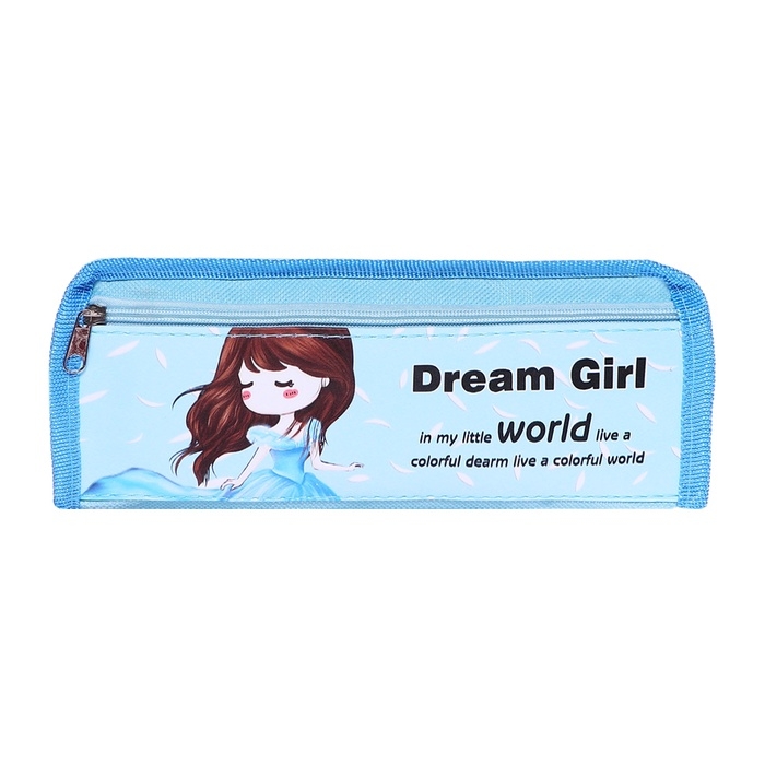 Пенал школьный "Аниме" на молнии, 2 отделения, МИКС