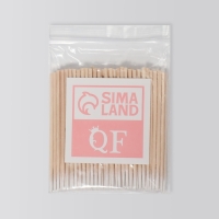 Ватные палочки на деревянной основе, заострённые, 7 см, 100 шт Ватные палочки на деревянной основе, заострённые, 7 см, 100 шт