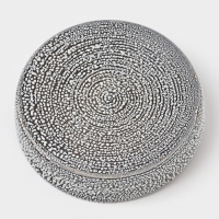 Набор аксессуаров для ванной комнаты Доляна &laquo;Камень&raquo;, 4 предмета (дозатор 300 мл, мыльница, 2 стакана), цвет серый