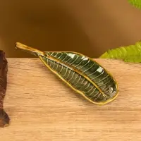 Подставка под благовония "Дендрарий" керамика, цв. зелёно-коричневый, 14х4х1 см