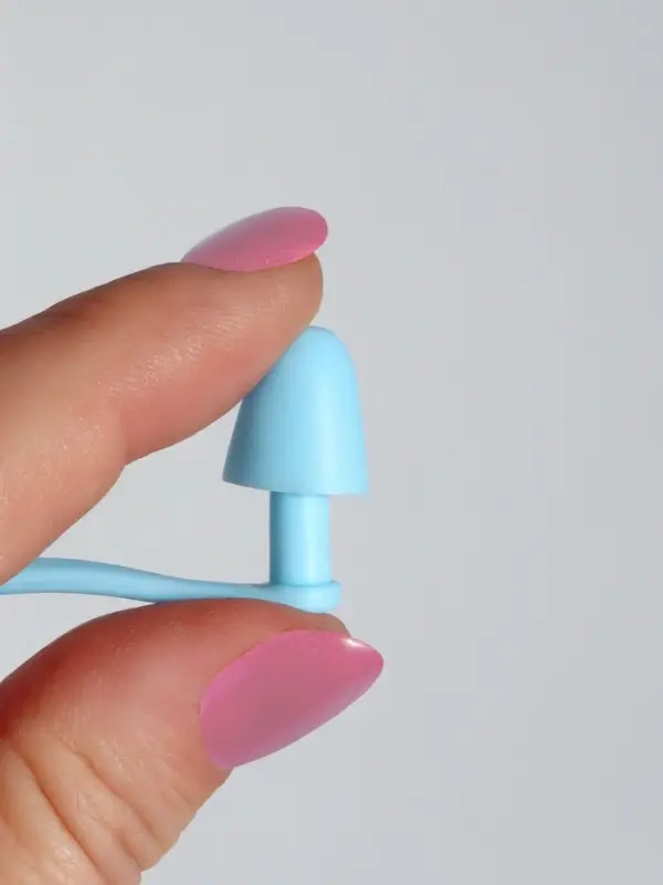 Беруши, 10&times;1.3 см, в футляре, пара, силиконовые, голубой