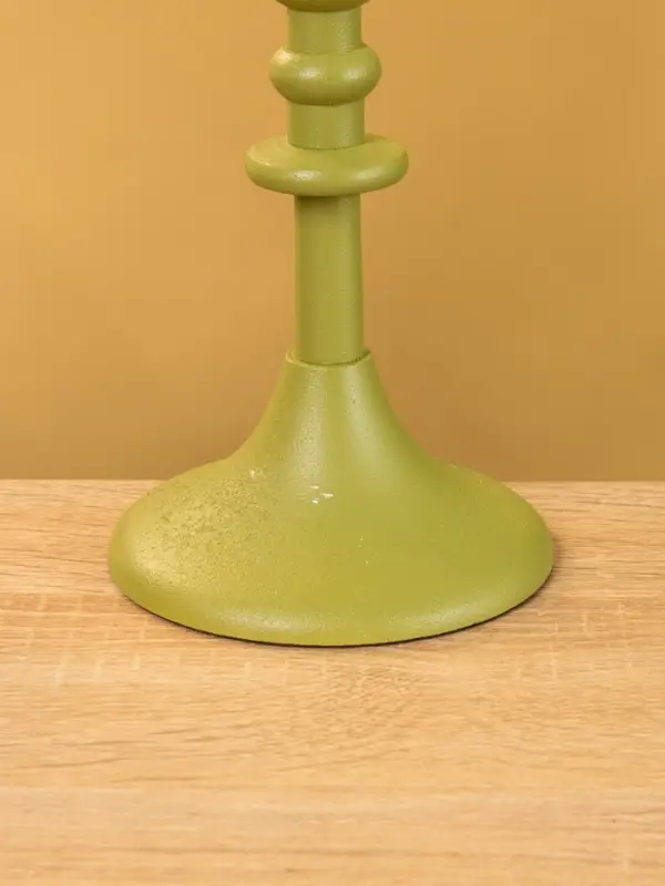 Подсвечник на 1 свечу "Авокадо" 10х10х35 см