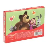 Мелки цветные школьные, набор 9 шт. &laquo;Маша и медведь&raquo;, прямоугольные