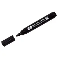 Маркер перманентный 3.0 мм, OfficeSpace "8004А, пулевидный, черный