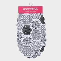 Коврик противоскользящий в ванну на присосках Доляна &laquo;Маракано&raquo;, 38&times;66 см