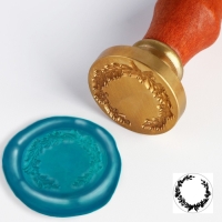 Сургучная печать &laquo;Венок&raquo;, 12.5 х 4 х 4 см