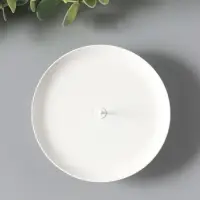 Подсвечник "Чашка на подставке" 10 см, белый