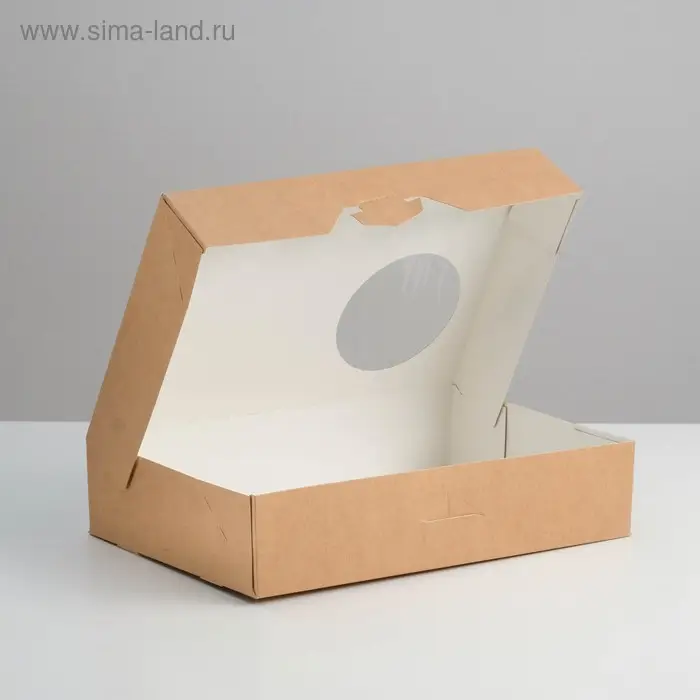 Упаковка для пончиков, 18,5 х 27 х 5,5 см