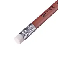 Карандаш чернографитный с ластиком ErichKrause &laquo;Metallic&raquo;, HB, грифель d=2.2 мм, пластик, круглый в тубусе, металлик МИКС