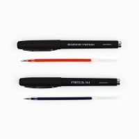 Ручка гелевая &laquo;Лучший учитель в мире&raquo;, 2 шт., синяя и красная паста