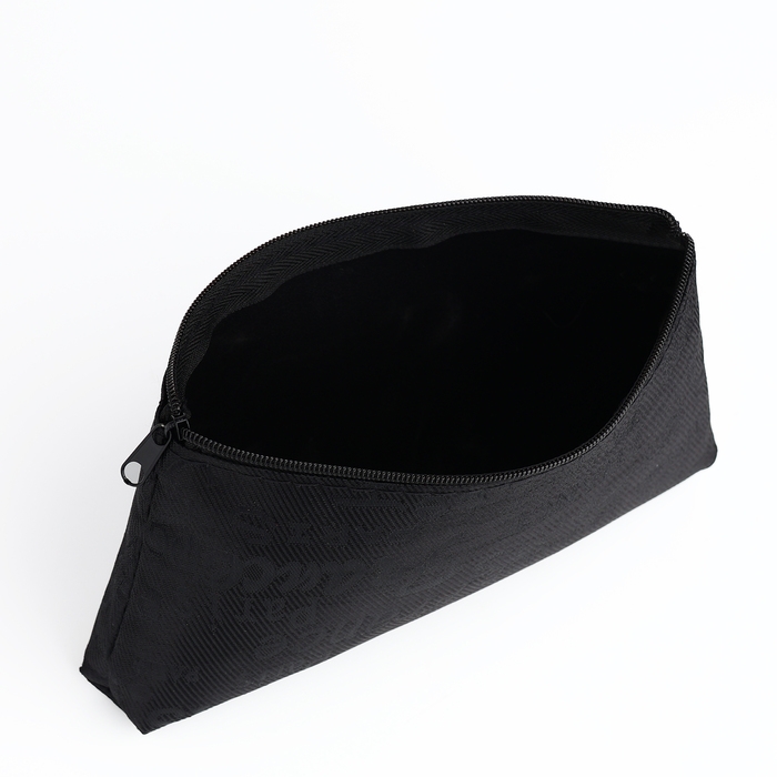 Набор косметичек 2 в 1 на молнии, цвет чёрный Набор косметичек 2 в 1 на молнии, цвет чёрный