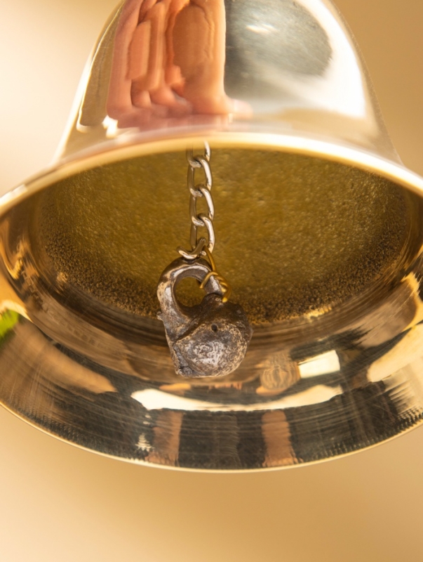 Колокольчик, латунь 8х8х14 см