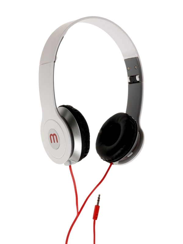 Наушники Luazon RX-11, накладные, складные, белые