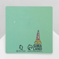 Серьги акрил &laquo;Удостоверение клоуна&raquo;, цвет красно-жёлтый