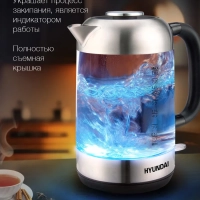 Чайник HYK-G4034 1.8л. 2200Вт черный