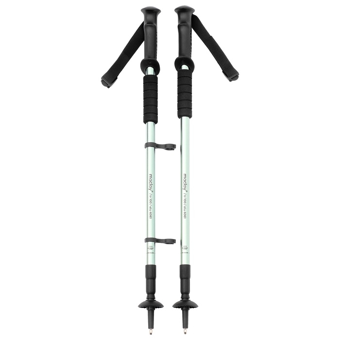 Палки треккинговые Maclay, телескопические, 3-х секционные, до 135 см (2 шт), ПОЛНЫЙ НАБОР   1082322