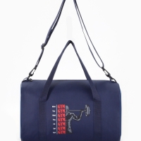 Сумка спортивная мужская, TEXTURA, маленький размер, цвет синий