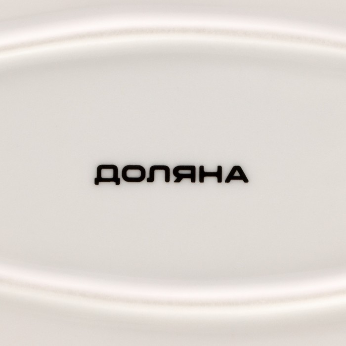 Блюдо фарфоровое Доляна &laquo;Млечный путь&raquo;, 29,5&times;17,5 см, цвет бирюзовый