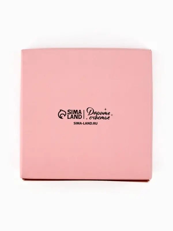 Коробка под бижутерию с окном &laquo;Бабочка&raquo;, 7.5 х 7.5 х 3 см