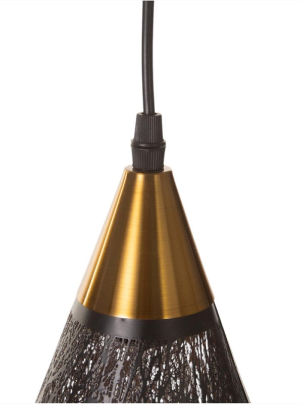 Светильник "Рэдклифф" (Деревья) 1х40Вт Е27 черный 18х18х26+100см