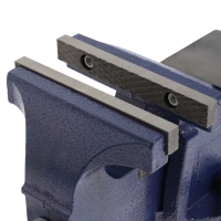 Тиски слесарные поворотные ТУНДРА, с наковальней, высокопрочный чугун ВЧ-40, 125 мм