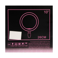 Светодиодная кольцевая лампа на штативе Luazon SNP098, 10" (26 см), 20 Вт, штатив 27-85 см