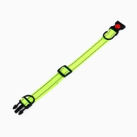 Ошейник с подкладом из нейлона с фастексом 2,5 см, ОШ 31-48 см, зелёный Ошейник с подкладом из нейлона с фастексом 2,5 см, ОШ 31-48 см, зелёный