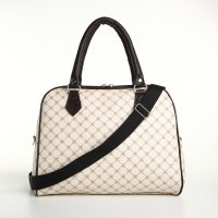 Сумка дорожная на молнии, цвет бежевый