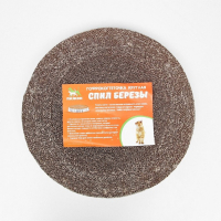 Гофрокогтеточка "Пижон" высокая круглая "Спил березы", с пропиткой, 28 х 4 см