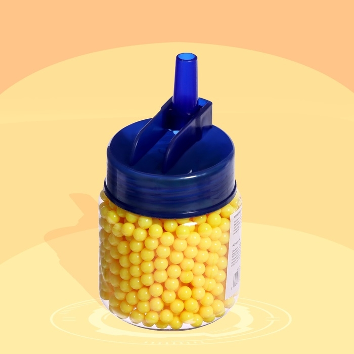 Пульки пластмассовые в банке, 1000 штук Пульки пластмассовые в банке, 1000 штук