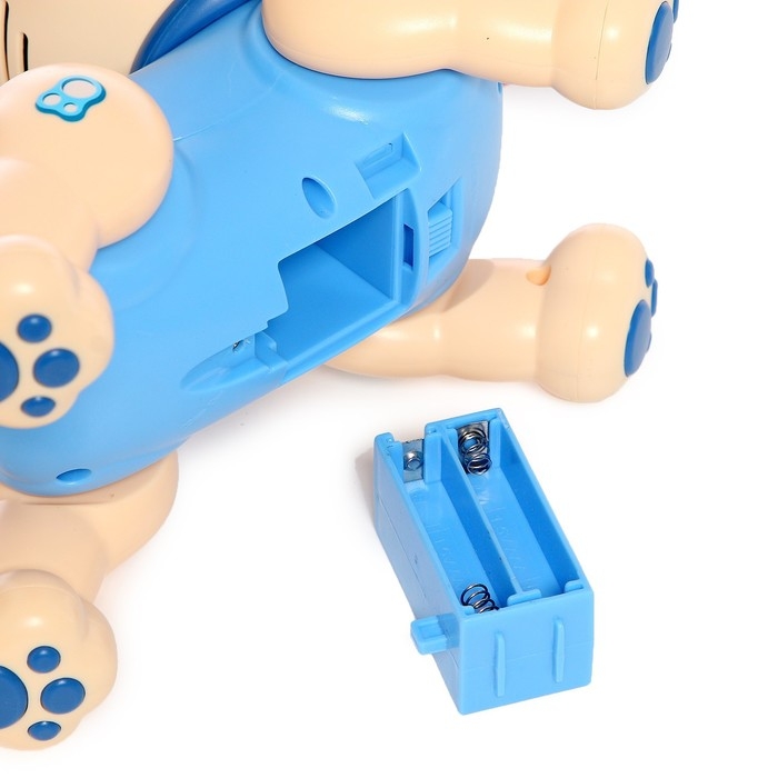 Робот кот &laquo;Пультовод&raquo; ZHORYA, на пульте управления, интерактивный: сенсорный, звук, свет, на батарейках, на русском языке, синий