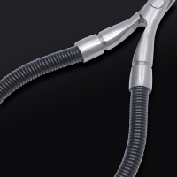 Кусачки маникюрные для кутикулы &laquo;Premium&raquo;, скрытая пружина, 11 см, длина лезвия - 6 мм, цвет серебристый/чёрный