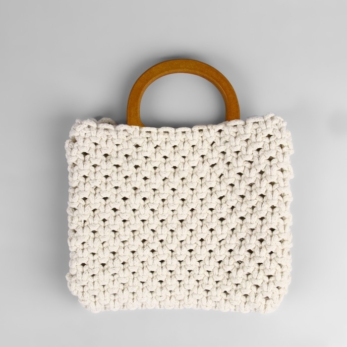 Ручки для сумки деревянные, 11,7 &times; 8,2 см, 2 шт, цвет коричневый