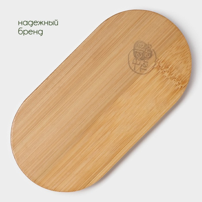 Набор фарфоровый для специй на деревянной подставке BellaTenero &laquo;Герда&raquo;, 2 предмета: солонка 85 мл, перечница 85 мл, цвет белый