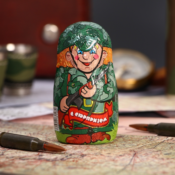 Кондитерское изделие "Солдатики" с сюрпризом, МИКС, 35 г