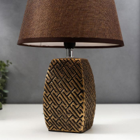 Лампа настольная 16444/1BR E14 40вт бронза 22х22х34 см RISALUX